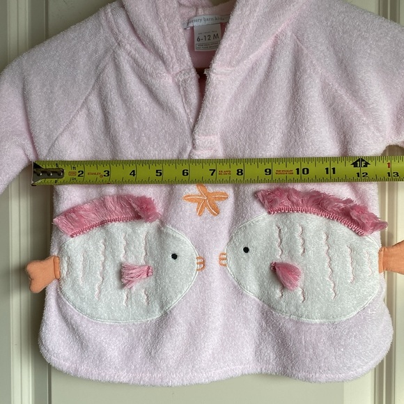 Pottery Barn Kids Fish Nursery Beach Swim Cover Up 6-12 Months - Picture 14 of 14